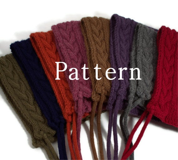 KNITTING PATTERN - Braided Cable Hood