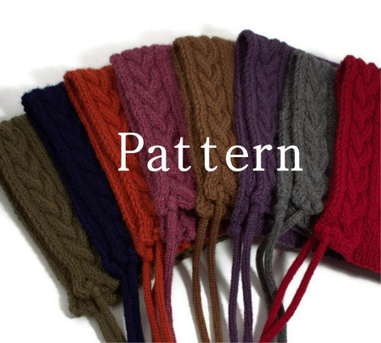 KNITTING PATTERN - Braided Cable Hood