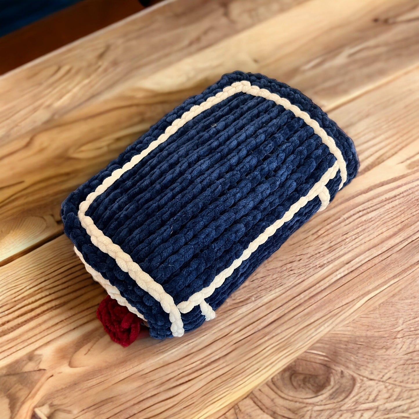Hand Crocheted Book Plushie | Unique Literary Gift | Customizable Bookworm Toy