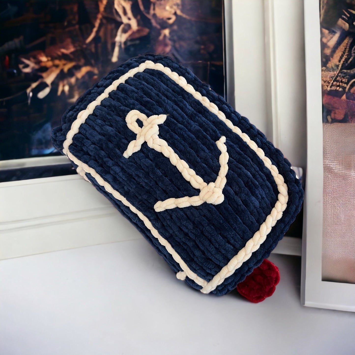 Hand Crocheted Book Plushie | Unique Literary Gift | Customizable Bookworm Toy