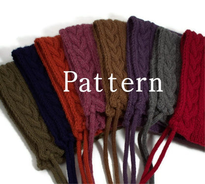 KNITTING PATTERN - Braided Cable Hood