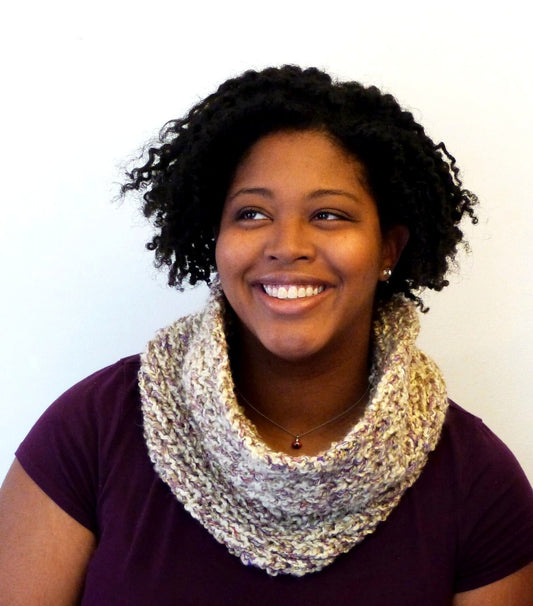 KNITTING PATTERN - Delightful Cowl - Easy Knitting Pattern