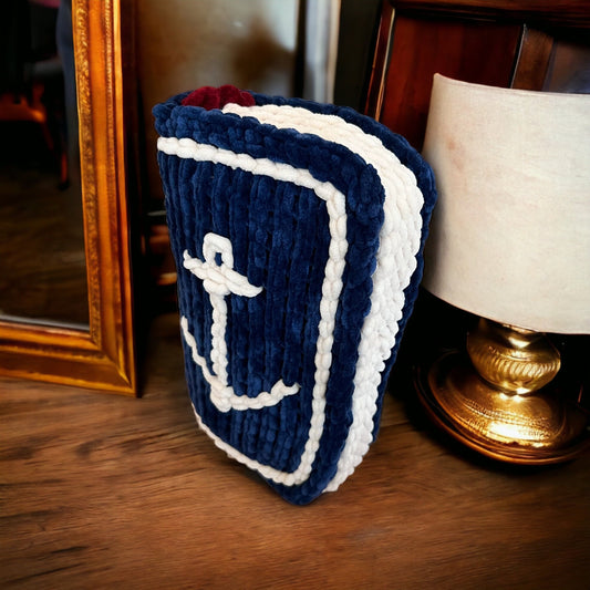 Hand Crocheted Book Plushie | Unique Literary Gift | Customizable Bookworm Toy